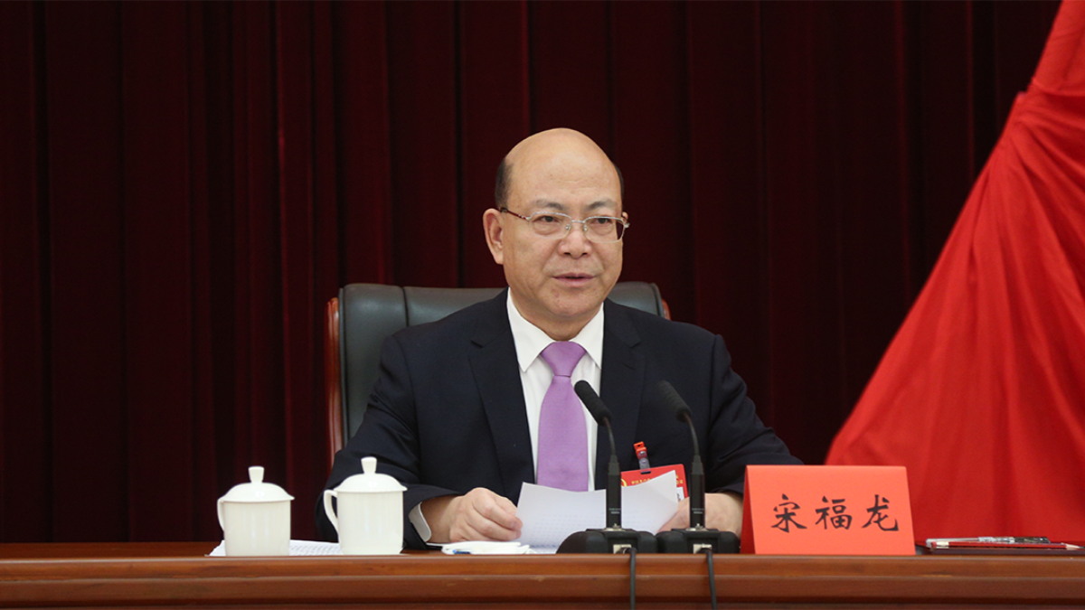 宋福龍在十三屆省紀委三次全會上作工作報告